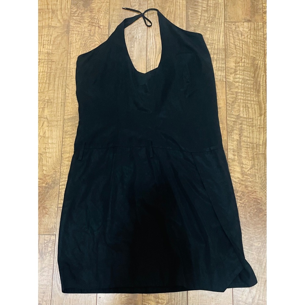 Rosie  HW Paige Black Halter‎ Dress Sleeveless Mini Party Dress Size L